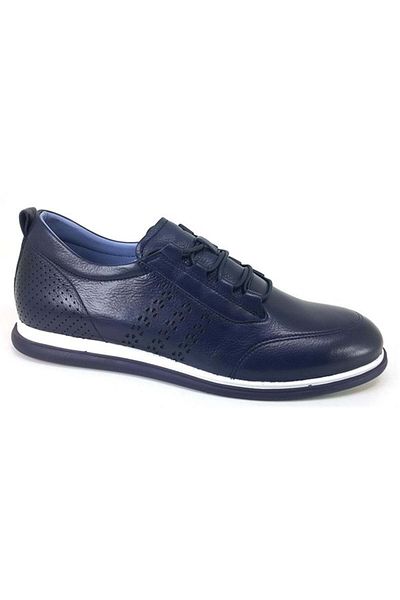 Libero 3274 Pantofi casual pentru bărbați din piele naturală-albastru închis