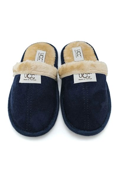 B&B Co. Unisex Fluffy House Slippers Does Not Make Noise, Plush Fur Inside the Sole, Washable