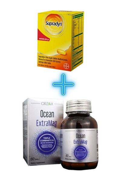 Supradyn Coenzyme Q10 30 Tablets + Ocean Extramag 60 Tablets
