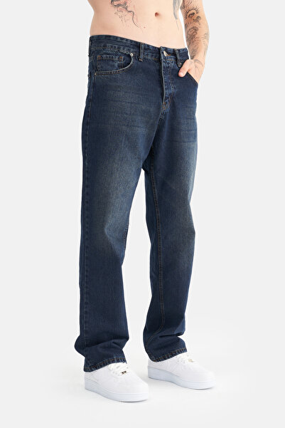 Mesfeno Чоловічі базові баггі джинси вільного крою