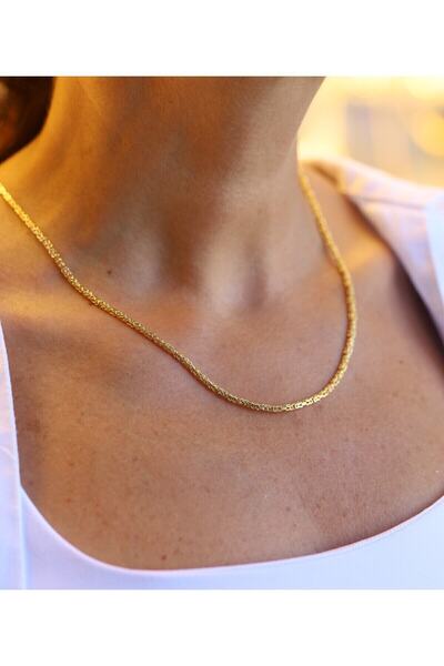 Yenigün Kuyumculuk 14 Ayar Altın 60 cm Kral Zincir