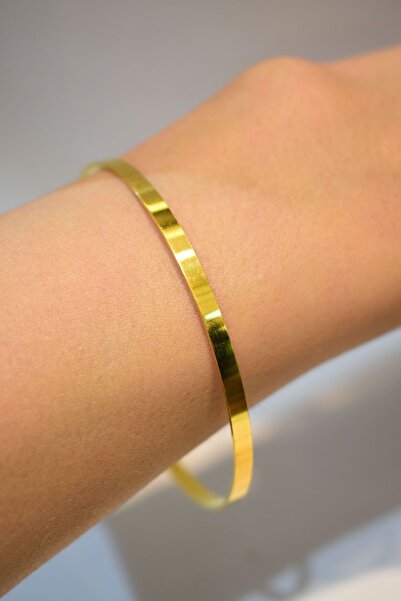 Yenigün Kuyumculuk 14 Ayar Altın Düz (3 Mm) Bilezik