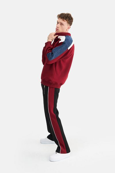 Mesfeno Men's Baggy Trousers with Side Stripe Detail