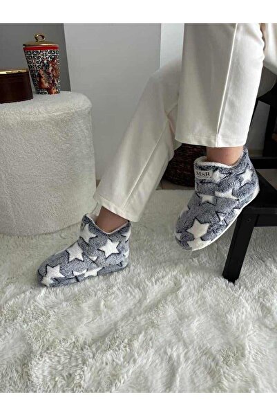 Behtah Kundura Starry Γυναικείες Παντόφλες Home Boots Home Παπούτσια Χοντρή ελαφριά σόλα