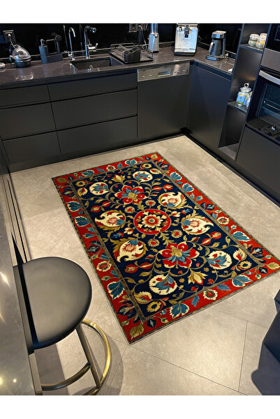 Rugs Modern Halı Συλλογή Παρισιού Βίντατζ διακοσμητικό χαλί με θέμα το ναυτικ...