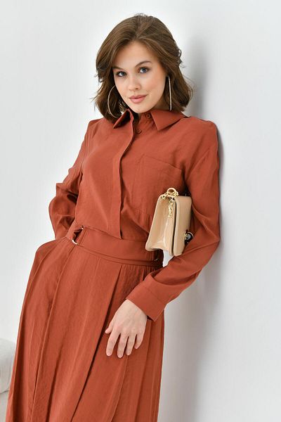 FTZ WOMEN Women's Modal Skirt Suit Tile 30714