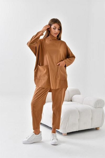 FTZ WOMEN طقم نسائي بني 30508
