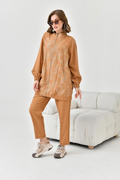 FTZ WOMEN Women's Foil Set Camel 30805