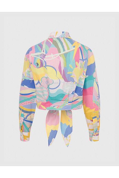 İLVİ Colorful Nubuck Women's Shirt
