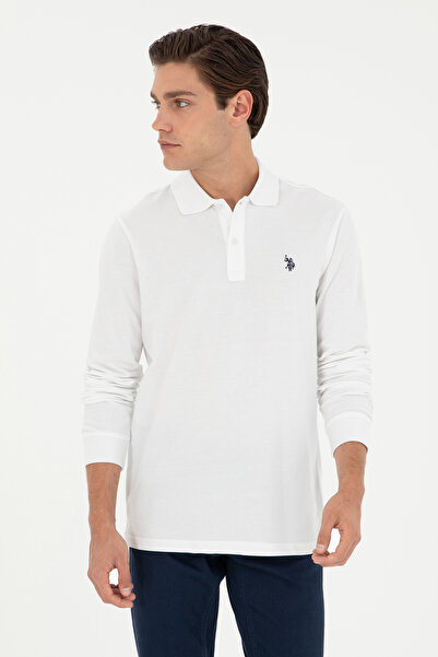 U.S. Polo Assn. Ανδρικό λευκό φούτερ Basic 50289051 -VR013