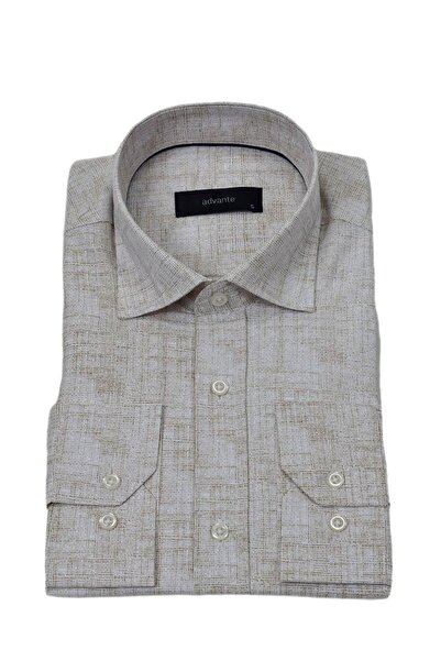 ADVANTE Чоловіча класична сорочка в крапку з однією кишенею BGL-ST03908