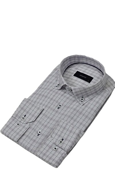 ADVANTE Чоловіча класична сорочка з квадратним коміром і однією кишенею BGL-ST03905