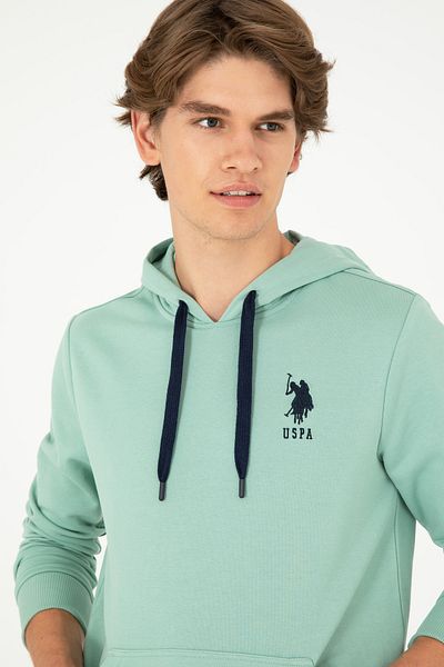 U.S. Polo Assn. Ανδρικό φούτερ Aqua Green Basic 50289059 -VR048