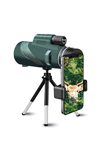 IntersTech 80x100 Hd Zoom Tek Göz Monoküler Teleskop Taşınabilir Dürbün Uzun ...
