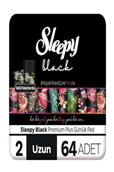 Generic Brand Mega Long Black Daily Pad - 64*12