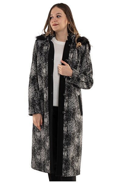 Olcay 3482 Gözde Kirçilli Kaşe Kaban