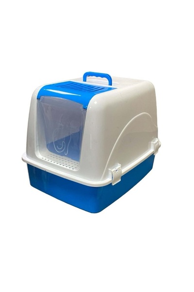 Cans Renkli Taban Lüx Kapalı Tuvalet (Orta Boy) 52X41X40 h