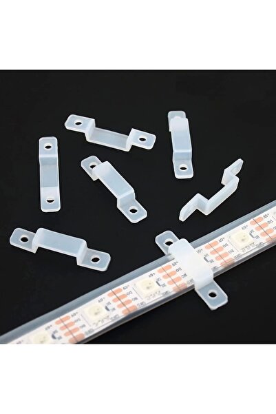 CNL Şerit Led Sabitleme Aparatı 8-10mm Slikon - 10 Adet