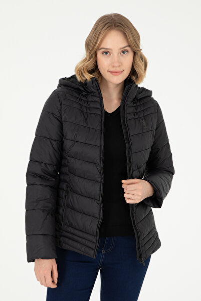U.S. Polo Assn. Women's Black Coat 50289548 -Vr046