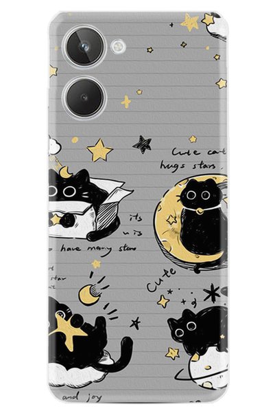 Arvencase Realme 10 Case Hd Printed Happy Series Silicone Cover Xt-Real10 Stk...