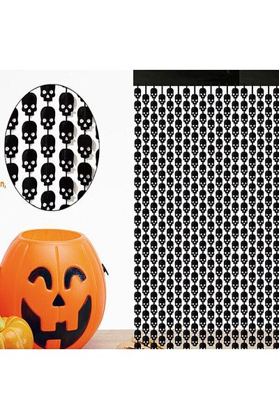 Mini Parti Mini Party Store - Halloween Hooded Curtain Skull