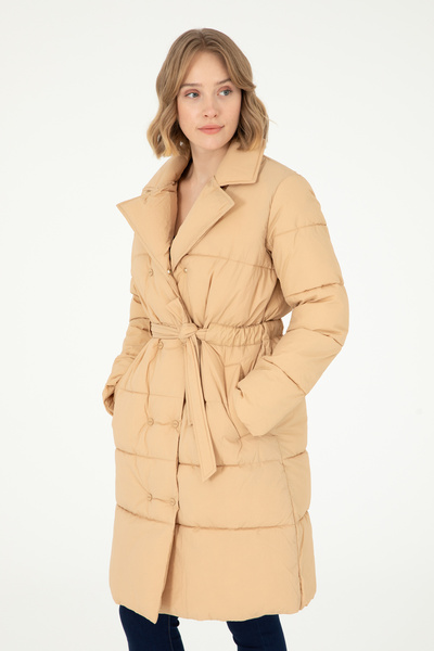 U.S. Polo Assn. Women's Camel Coat 50289556 -Vr015