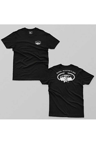 donamod Özel Kuvvetler Bröve Erkek Tişört Unisex Model Pamuklu