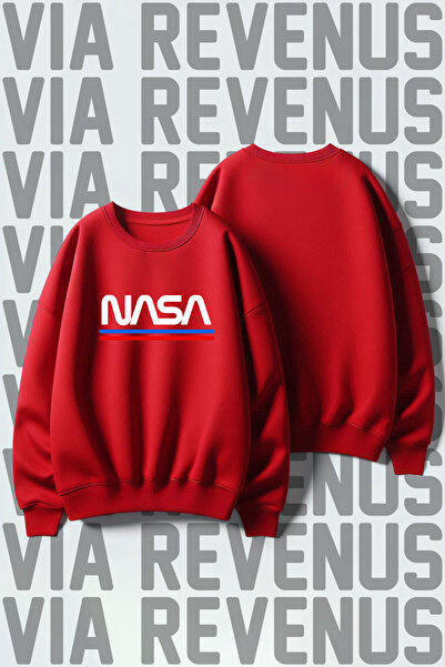 Vordevia NASA Štampano 3 niti Čupkani materijal široka majica