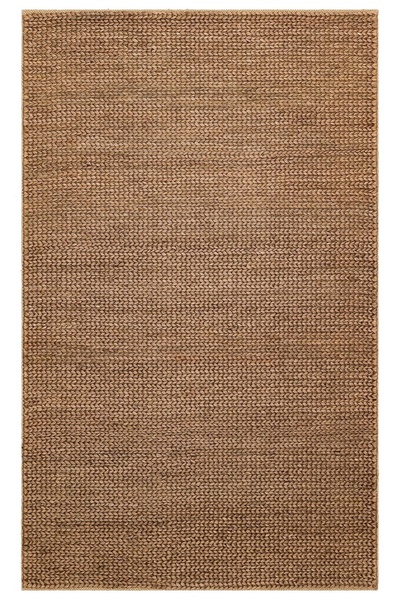 Eko Halı Choti Brown-4 Flatweave Natural Jüt Ile Üretilen El Dokuma Hasır Halı