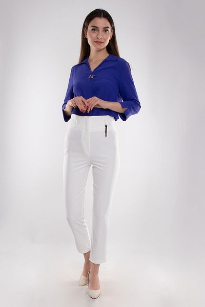 AYHAN 70310 Ultra High Waist Yancep Fabric Trousers