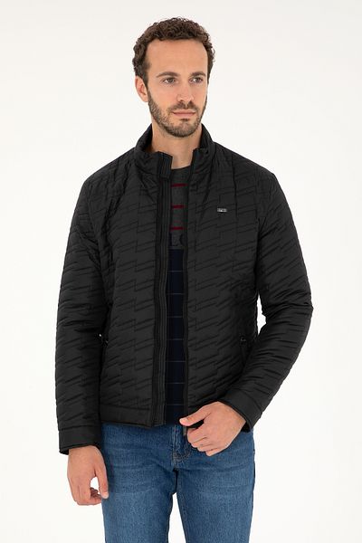 U.S. Polo Assn. Men's Black Coat 50290790 -Vr046