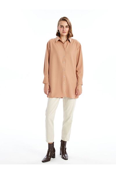 LC Waikiki Γυναικείο πουκάμισο LCW Straight Oversize