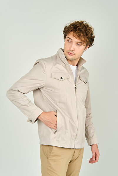 daynax Чоловічий судовий комір, кишені, блискавка, сезонна спортивна куртка 4700 каменів