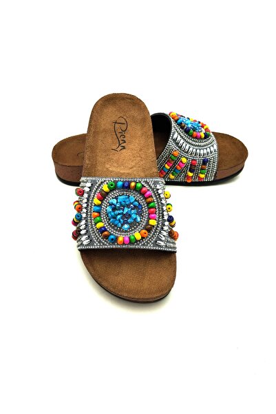 Pienn 20050 Stone Multicolor Anatomic Slippers