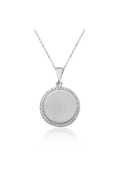 Anatolia Gümüş Gümüş Kıtmir Duası Kolye