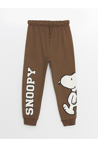 LC Waikiki Lcw Kids Elastic Waist Snoopy Printed Boys' Jogger Sweatpants