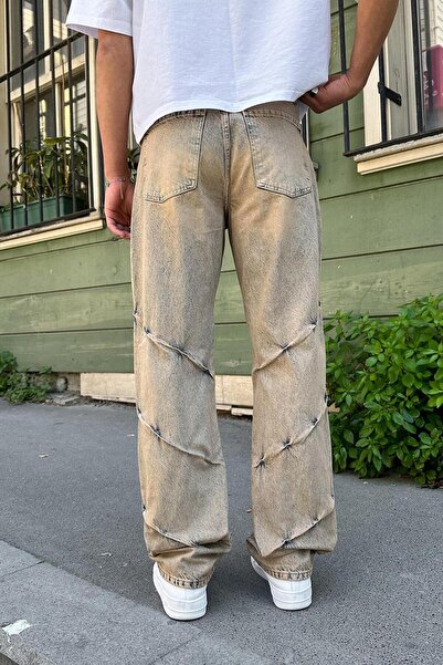 HAFKAGİYİM Vintage Full Design Detail 4Z Gd Baggy Pants