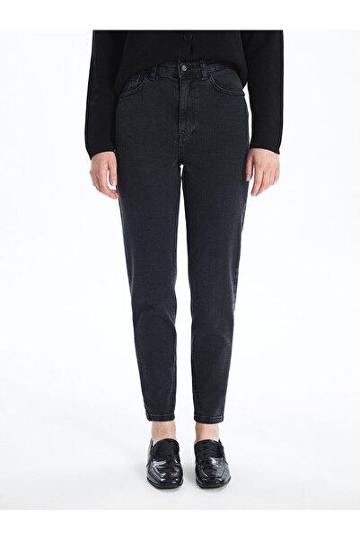 LC Waikiki Black Mom Fit Women's Jean Pants