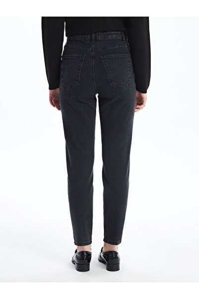 LC Waikiki Black Mom Fit Women's Jean Pants