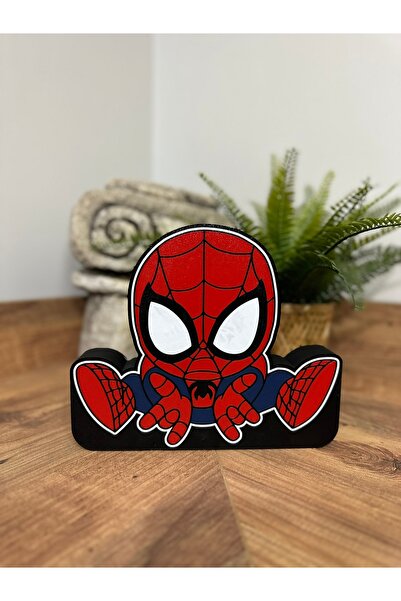 Butik Spider-man Dekoratif Masa Üstü Led Lamba