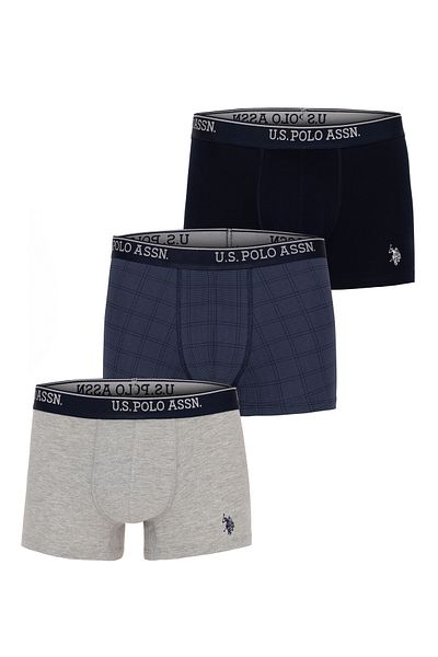 U.S. Polo Assn. Men's Navy Blue 3-Piece Boxers 50292827-Vr033