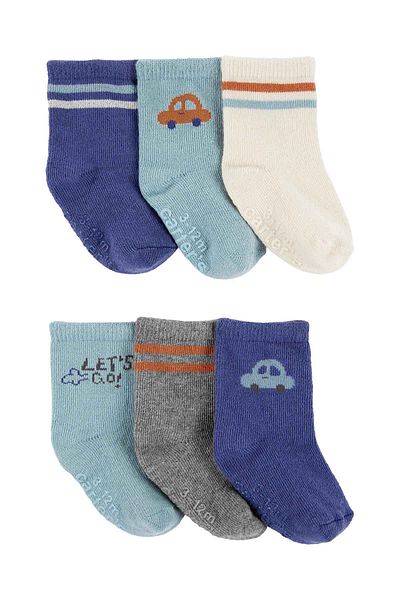 Carter's Baby Boy Socks Set 6 Pack