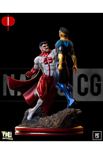 Marvel Omniman Defeats Invincible - Collectibles Figure | 28 cm |