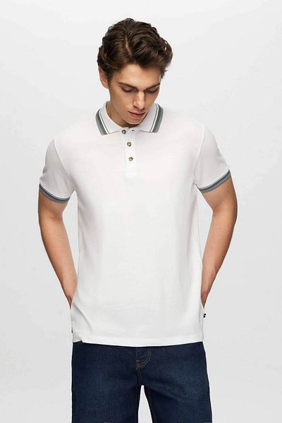 Tween Tricou alb din bumbac Lycra
