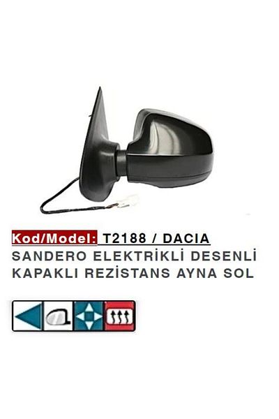 İthal Electric Lid Mirror - Outer Outer Vertical Sander 14>