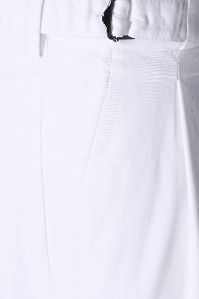 W Collection BEYAZ BORU PAÇA SPOR PANTOLON