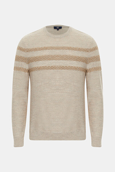 W Collection BEIGE KNIT SWEATER