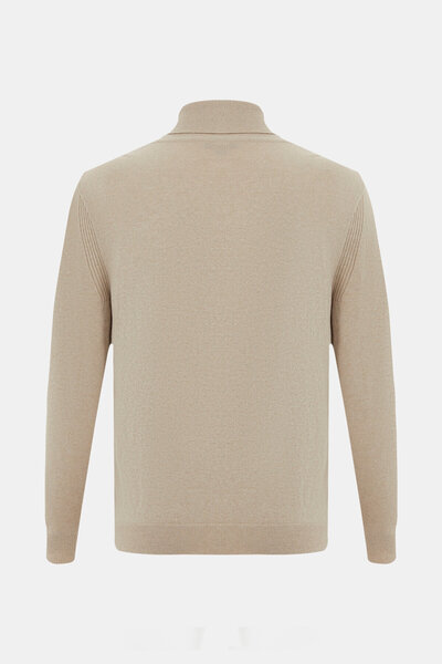 W Collection Beige Wool/Polyamide Knitwear Sweater