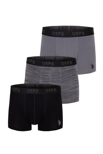 U.S. Polo Assn. Ανδρικό εσώρουχο Anthracite Melange Bottom 50292917 -VR081