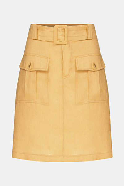 W Collection Hardal Keten Mini Etek